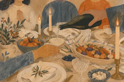 Candlelit Family Dinner of Gratitude