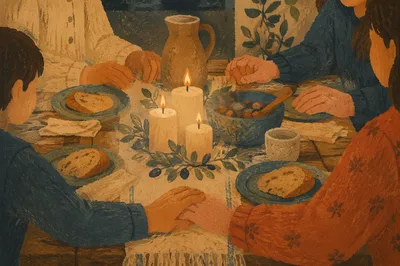 Candlelit Family Dinner of Gratitude