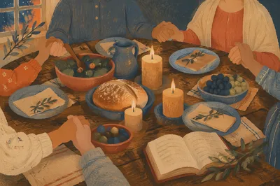 Candlelit Family Dinner of Gratitude