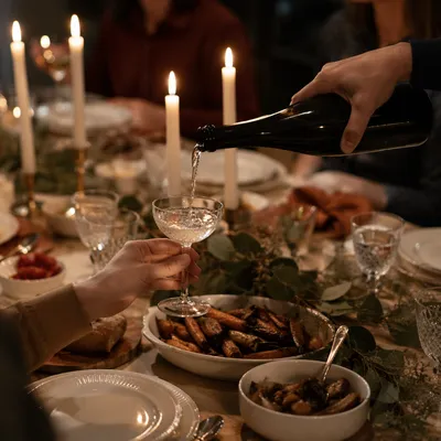 Candlelit Family Dinner of Gratitude