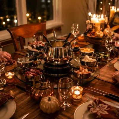 Candlelit Family Gratitude Dinner Gathering