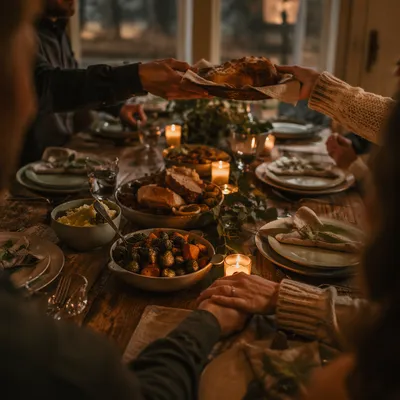 Candlelit Family Dinner of Gratitude