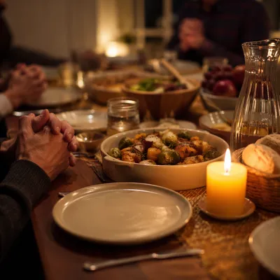 Candlelit Family Dinner of Gratitude