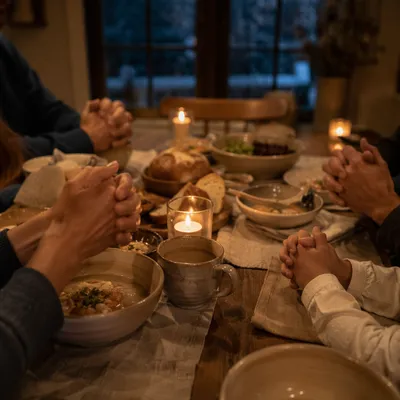 Candlelit Family Dinner of Gratitude