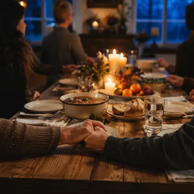 Candlelit Family Dinner of Gratitude
