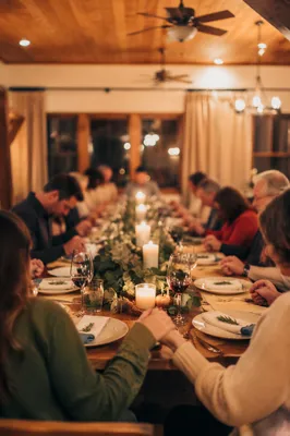 Candlelit Family Dinner of Gratitude