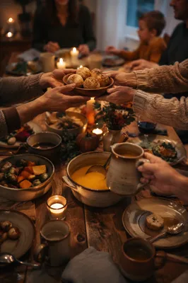 Candlelit Family Dinner of Gratitude