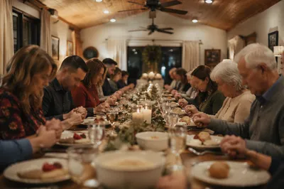 Candlelit Family Dinner of Gratitude