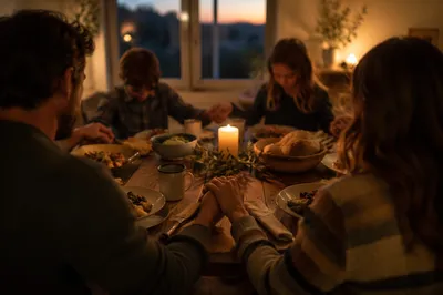 Candlelit Family Dinner of Gratitude