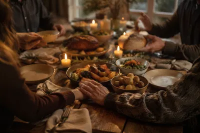Candlelit Family Dinner of Gratitude