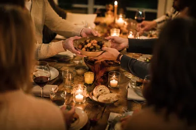 Candlelit Family Dinner of Gratitude