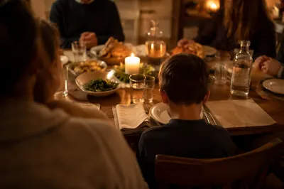 Candlelit Family Dinner of Gratitude