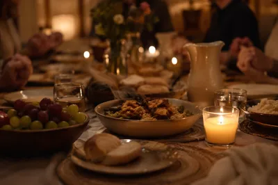 Candlelit Family Dinner of Gratitude