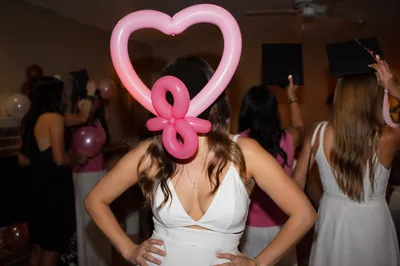 Heart Balloon Graduation Party Celebration
