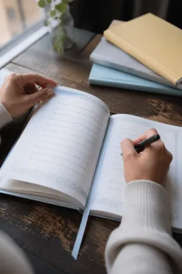 Hands Writing in Prayer Journal