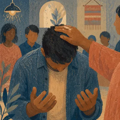 Healing Prayer With Anointing Oil Hands