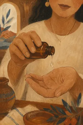 Anointing Oil Prayer Hands for Healing