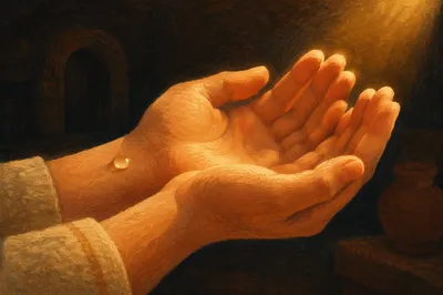 Anointing Oil Prayer Hands for Healing