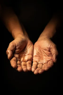 Anointed Hands in Reverent Healing Prayer