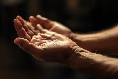 Anointing Oil Prayer Hands for Healing
