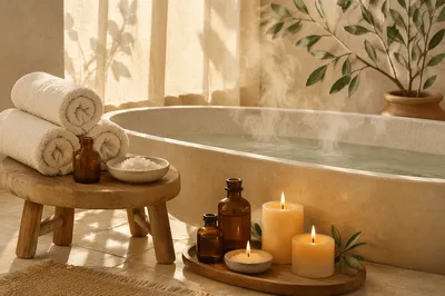 Calm Home Spa by Bathtub