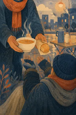 Warm Meal Offered with Compassion