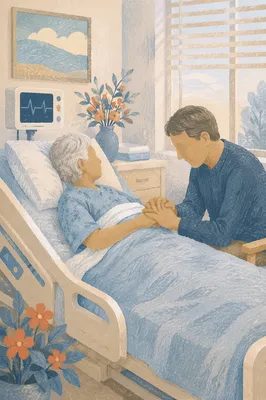 Compassionate Hospital Bedside Prayer and Hand Holding