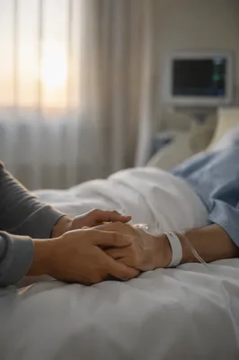 Quiet Hospital Bedside Prayer at Dawn
