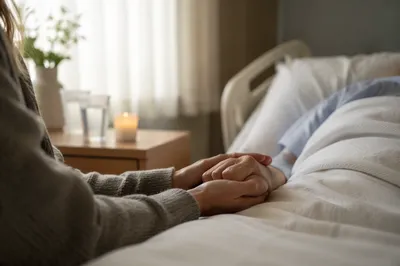 Hopeful Hospital Bedside Prayer at Dawn