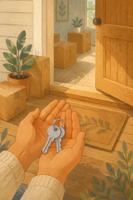 New Home Keys at Welcoming Doorstep