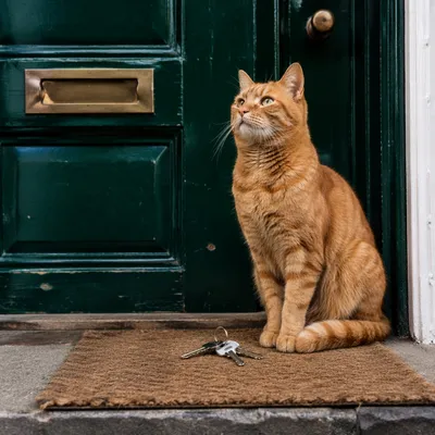 Tabby Cat by New Home Keys
