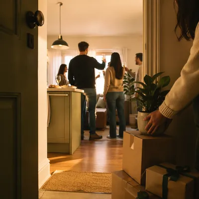 Cozy Housewarming Welcome in New Home