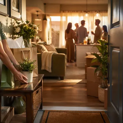 Cozy Housewarming Welcome in New Home