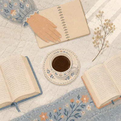 Quiet Morning Journaling with Coffee