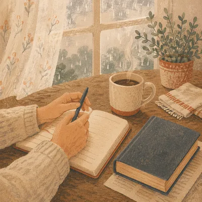 Morning Coffee Journal Quiet Time