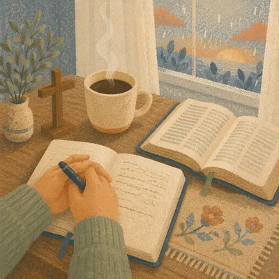 Morning Coffee Journaling Quiet Time