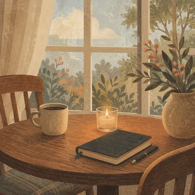Quiet Morning Coffee and Prayer Journal