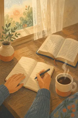 Morning Coffee Journaling Quiet Time