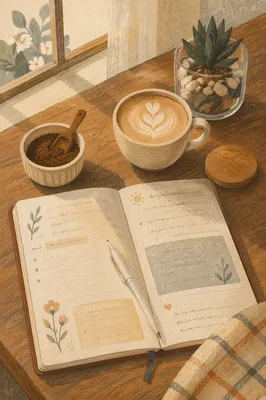 Quiet Morning Journaling and Coffee Ritual