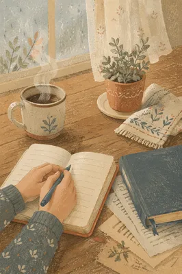 Morning Quiet Time with Coffee and Journal