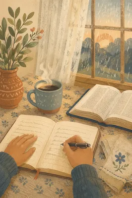 Morning Quiet Time with Coffee and Journal