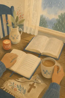 Quiet Morning Journaling with Coffee