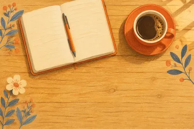 Quiet Morning Journaling with Coffee