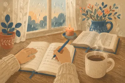 Morning Coffee Journaling Quiet Time