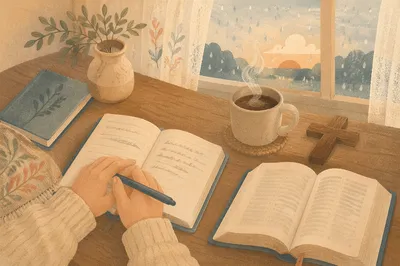 Morning Coffee Journaling Quiet Time