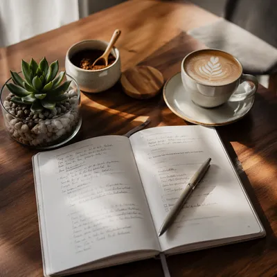 Morning Coffee Journaling Quiet Time