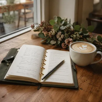 Morning Coffee Journaling Quiet Time