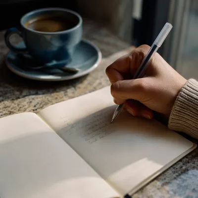 Morning Coffee Journaling Quiet Time