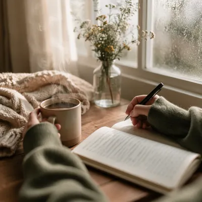 Morning Coffee Journaling Quiet Time