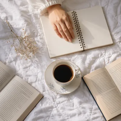 Quiet Morning Journaling with Coffee
